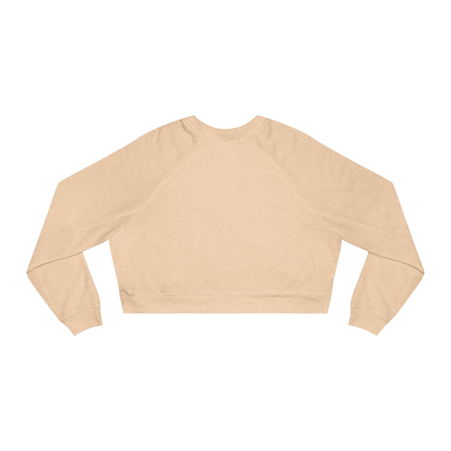 Haughty Line Cropped Pullover, Women's Trendy Fleece Sweatshirt, Casual Wear, Gift for Her, Relaxed Fit, Stylish Loungewear