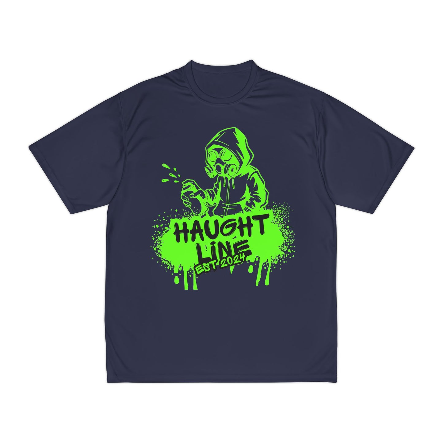 Men's Performance T-Shirt with Haught Line Design | Activewear, Sports Shirt, Gift for Him, Casual Tee, Summer Essentials