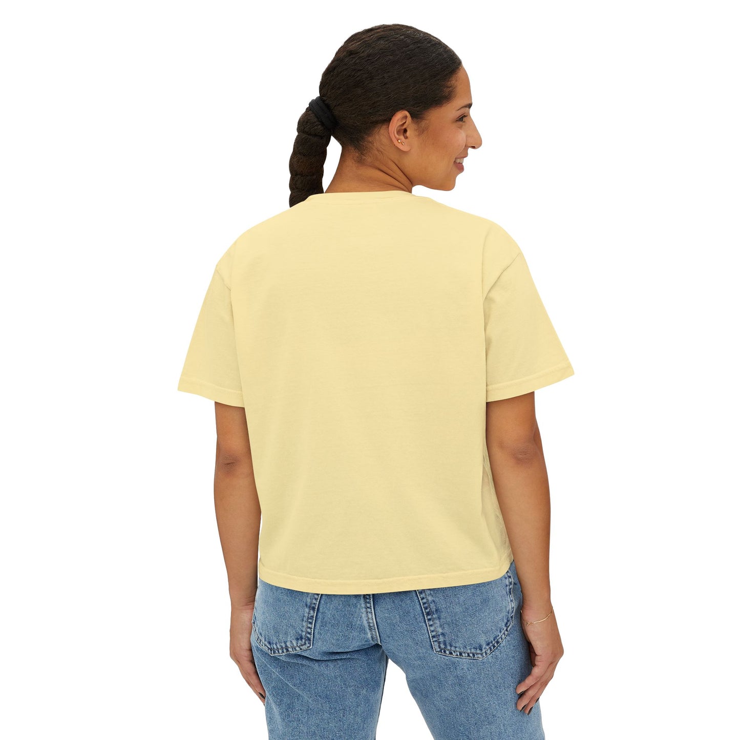 Women's Boxy Tee with Dripping Heart Design - Casual T-Shirt, Summer Essentials, Valentine's Gift, Trendy Top, Heart Graphic Tee