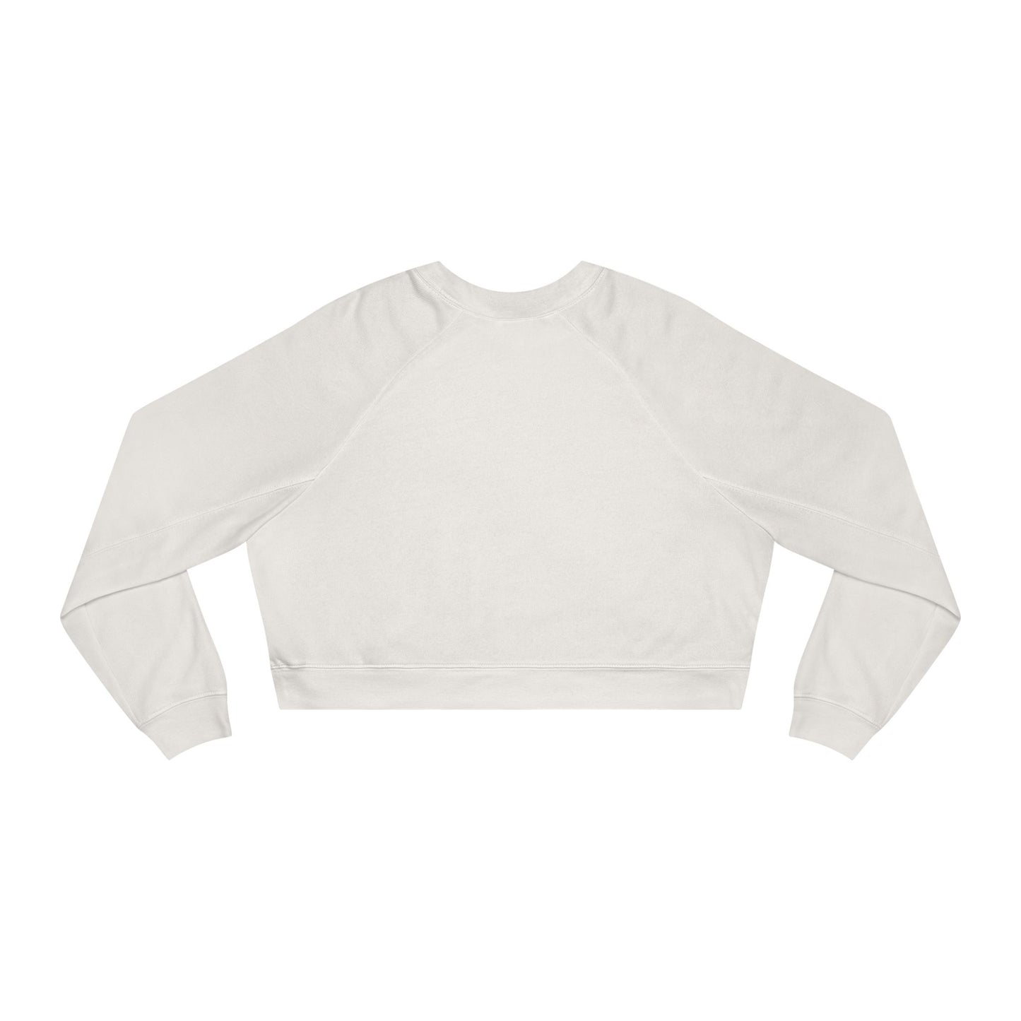 Haughty Line Cropped Pullover, Women's Trendy Fleece Sweatshirt, Casual Wear, Gift for Her, Relaxed Fit, Stylish Loungewear