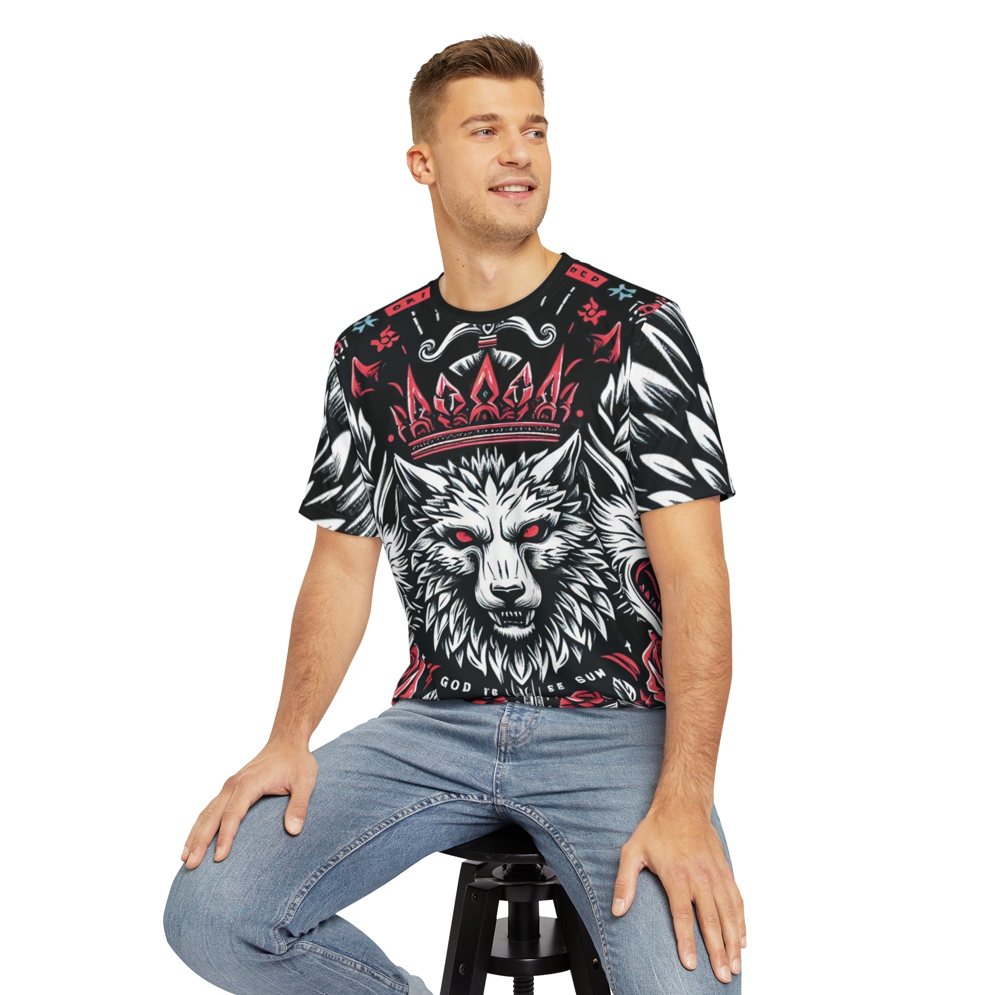 Men's Bad AF Wolf Shirt