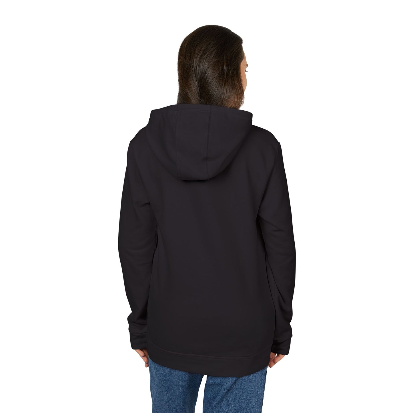 Fleece Hoodie - Audio Static Design by Haught Line Clothes