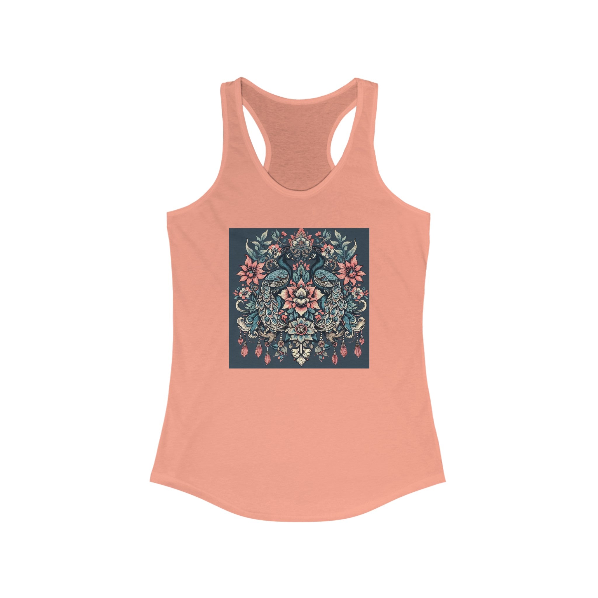 Women's Ideal Racerback Peacock Tank