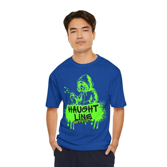 Men's Performance T-Shirt with Haught Line Design | Activewear, Sports Shirt, Gift for Him, Casual Tee, Summer Essentials