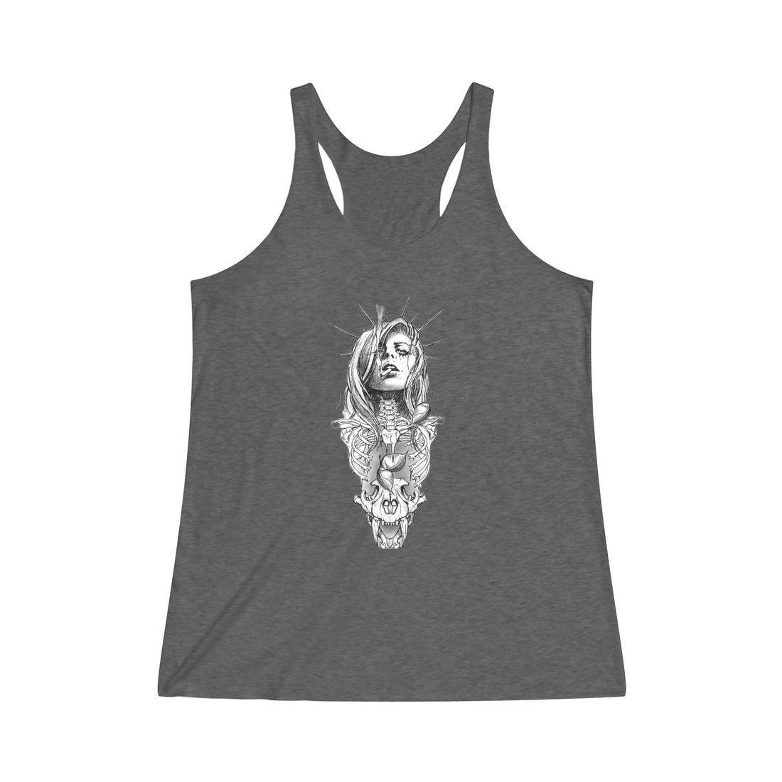 Women's Tri-Blend Racerback Dying To Be Skinny Tank