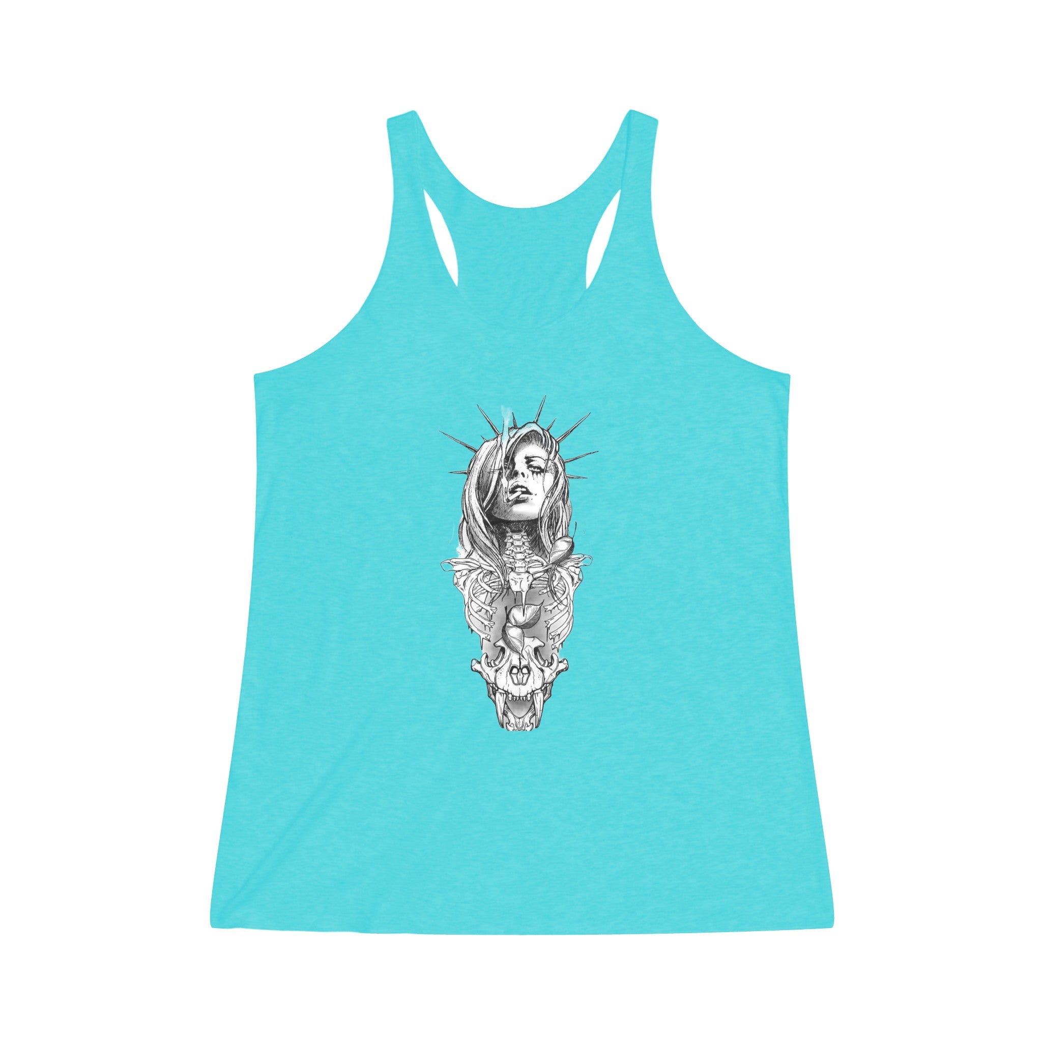 Women's Tri-Blend Racerback Dying To Be Skinny Tank