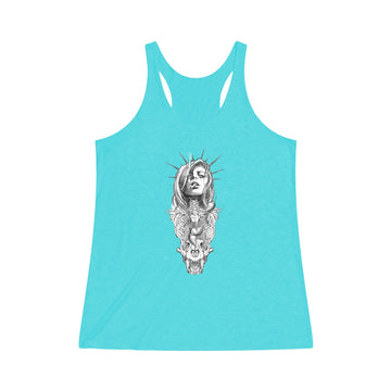 Women's Tri-Blend Racerback Dying To Be Skinny Tank