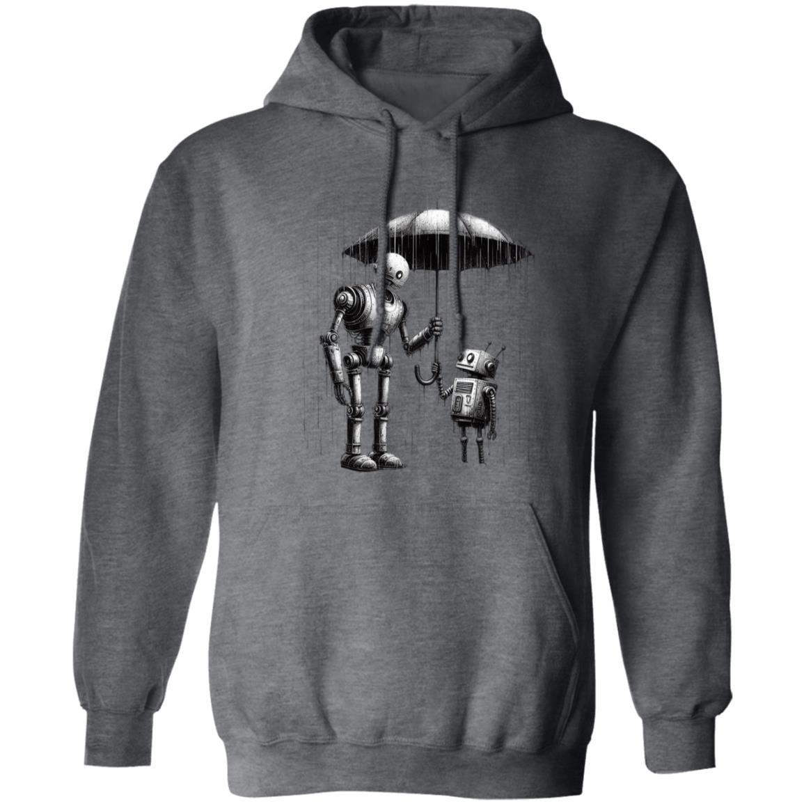 Men's Raining Robot Hoodie