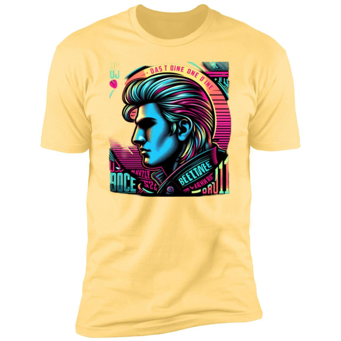 Neon Elvis-ish Men's Tee