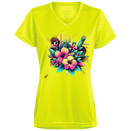 Neon Flowers Woman's Tee